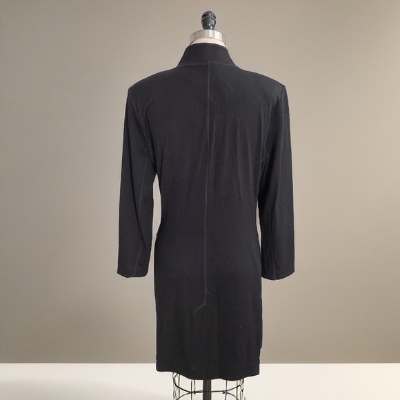 Cabi Black Maestro Long Coat Size Medium - Picture 4 of 10